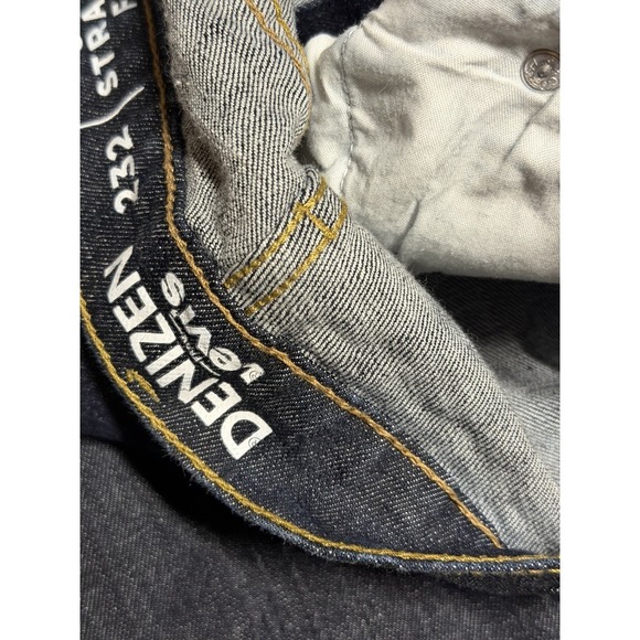 Levi's Denizen 232 Slim Straight Fit Jeans Men's 36x34 Faded Dark Wash - Picture 10 of 11